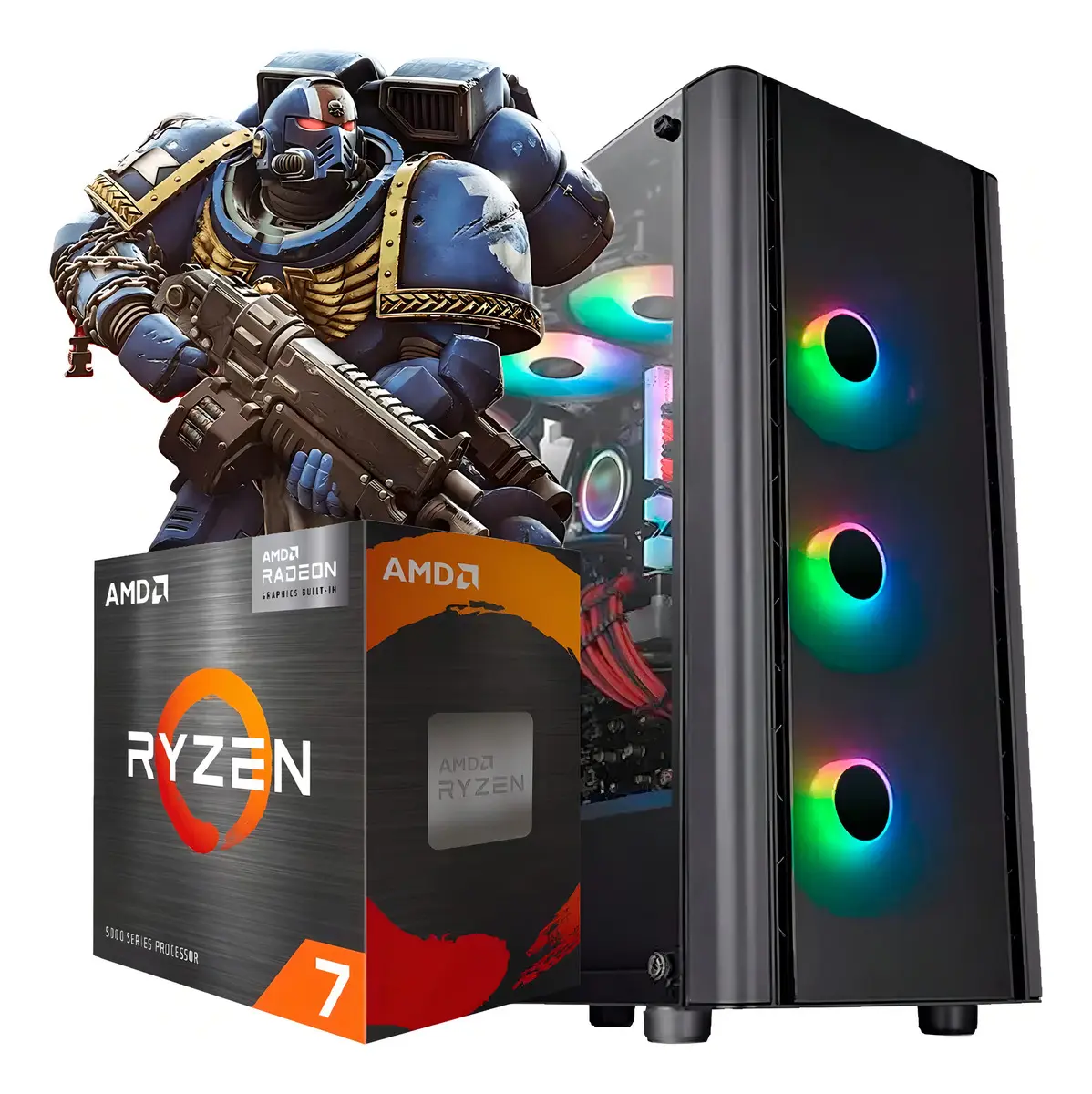 PC GAMER R5 9600X B650 32GB  9060 XT 16GB