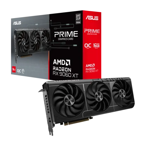 PLACA DE VIDEO 16GB RX 9060XT ASUS PRIME OC 