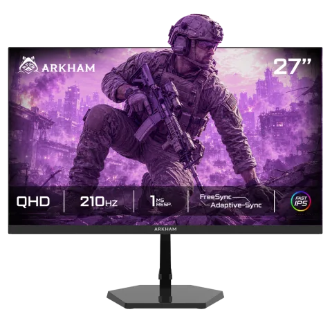 MONITOR 27 ARKHAM 210HZ FAST IPS QHD 1MS HDMI/DP