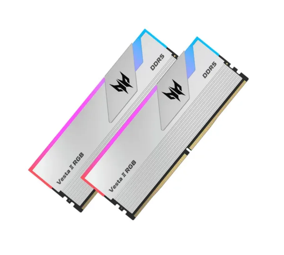 Memoria Predator Vesta Ii Ddr5 32gb (2x16) 6000mhz Rgb Silver