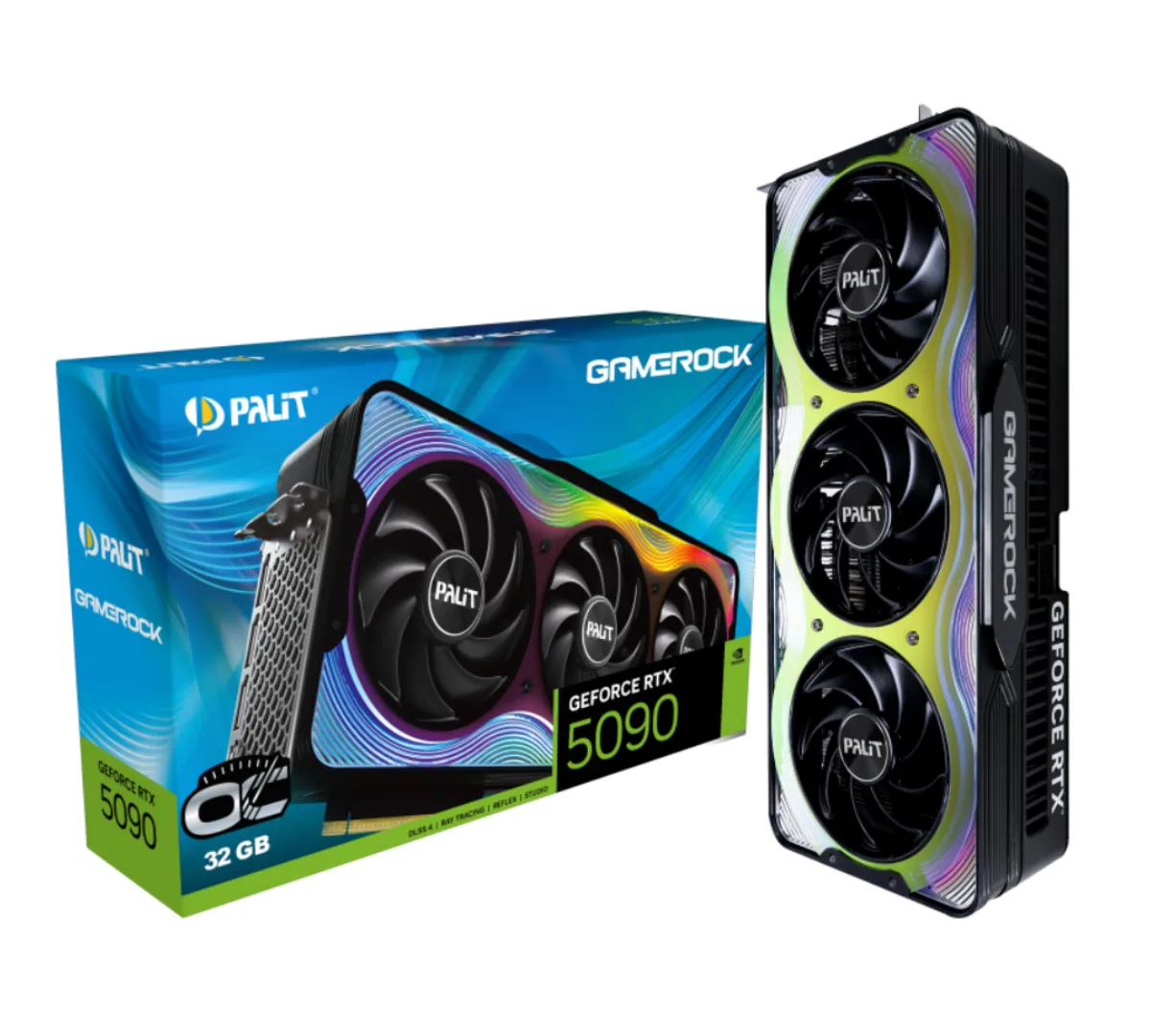 Placa De Video Palit Rtx 5090 32gb Gamerock Gddr7