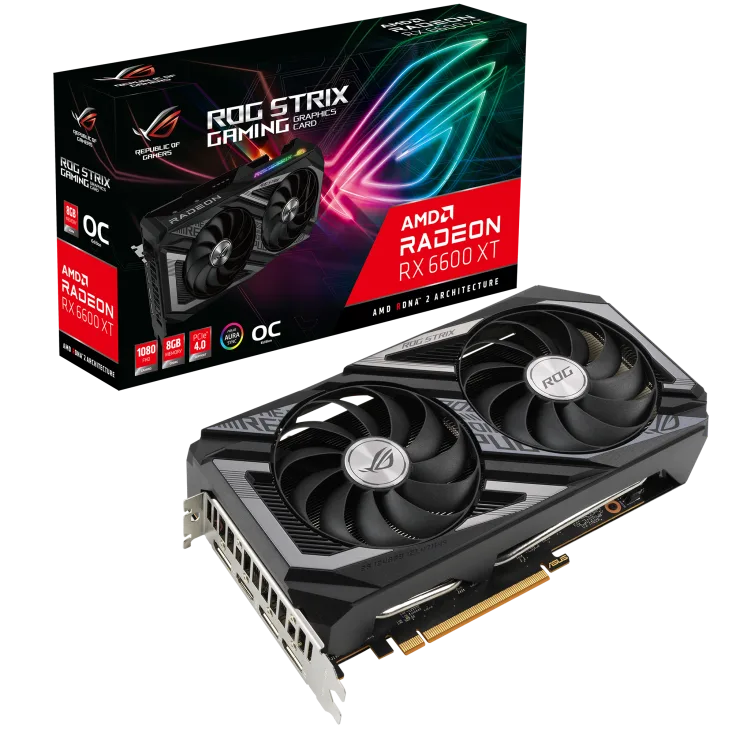 Rx 6600 Xt Asus Rog Strix 8gb (usada)