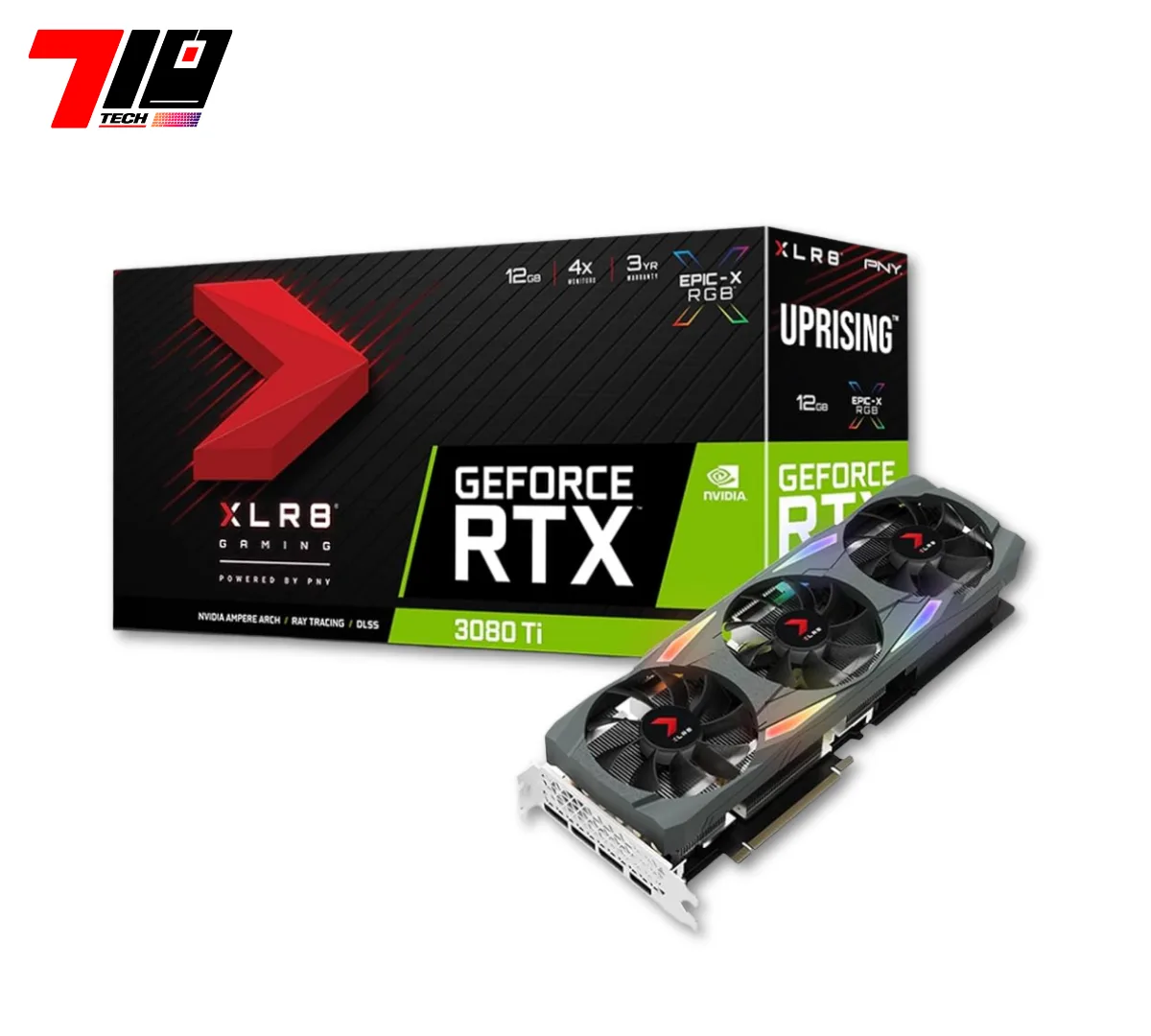 Rtx 3080 Pny Uprising 12gb (usada)