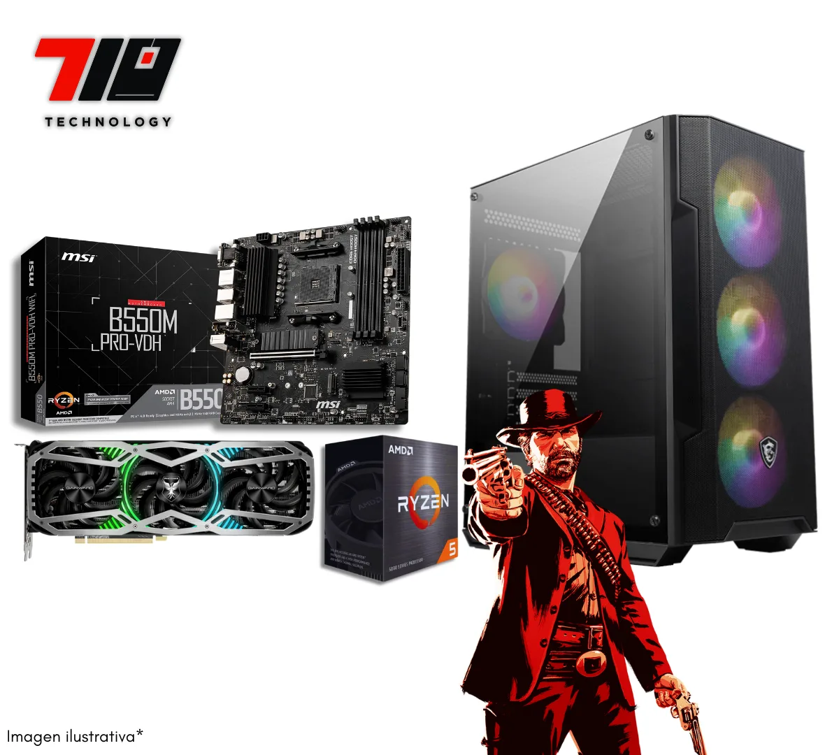 Pc Gamer Ryzen 7 5700 + Rtx 3070 8gb + 32gb Ram