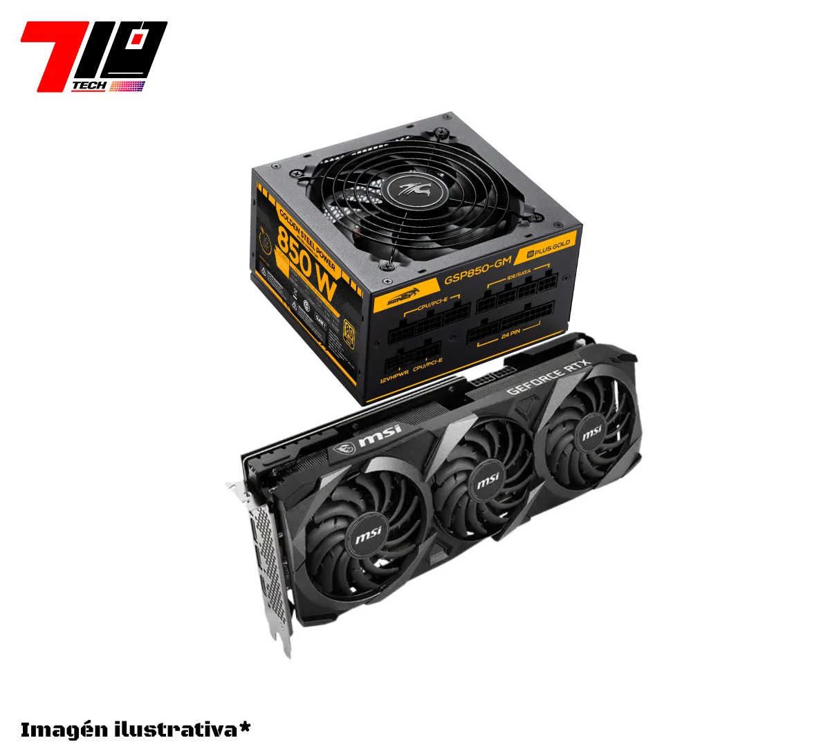 Rtx 3070ti 8gb (usada) + Fuente Sentey 850w 80+ Gold