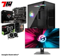 Pc Gamer Ryzen 5 5500 + Rtx 2060 Super + 16gb Ram + Monitor Solarmax 24 Fhd 180hz 1ms