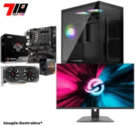 Pc Gamer 5 4500 + Gtx 1660 Super 6gb + 16gb Ram + Monitor Solarmax 24 Fhd 180hz 1ms
