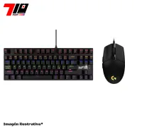 Combo Gamer Mouse G203 Black + Teclado M87 Black
