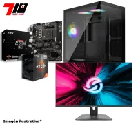 Pc Gamer Ryzen 5 5600GT AM4 + Monitor Solarmax 24