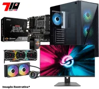 Pc Gamer Ryzen 7 5700X + Rtx 3080 10gb AM4 + Monitor Solarmax 24