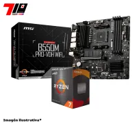 Procesador Ryzen 7 5700 + Mother B550m Msi Pro-vdh Wifi Ddr4 Am4
