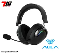 Auricular Aula A700 Wireless-cable Black Grey
