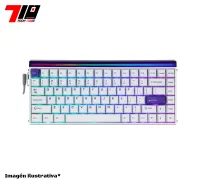 Teclado Aula Hero 84 He White Purple Magnetico 75-por-ciento