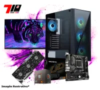Pc Gamer Ryzen 5 8400F + Rtx 3070 8gb AM5 + Monitor Teros Gaming 24.5