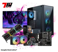 Pc Gamer Ryzen 7 5700X + Rtx 3080 10gb AM4 + Monitor Teros Gaming 24.5