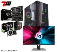 Pc Gamer Ryzen 5 5500 + Rtx 2060 Super + 16gb Ram + Monitor Solarmax 24 Fhd 180hz 1ms