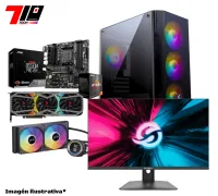 Pc Gamer Ryzen 7 5700x + Rtx 3080 10gb + 16gb Ram + Monitor Solarmax 24 Fhd 180hz 1ms
