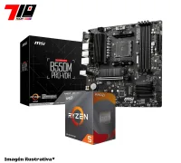 Procesador Ryzen 5 4500 + Mother Msi B550m Pro Vdh Am4