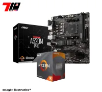 Procesador Ryzen 5 4500 + Mother Msi A520m Pro Am4