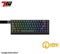 Teclado Irok Mercury68 Max Black Starlight Rgb 65-por-ciento Magnetico