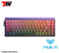 Teclado Hero 68 He Black Red Degrade Dragon King Magnetico 65-por-ciento