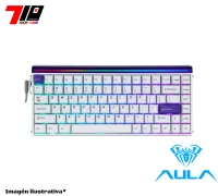 Teclado Aula Hero 84 He White Purple Magnetico 75-por-ciento