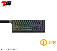 Teclado Irok Mercury68 Black Purple Star Rgb 65-por-ciento Magnetico
