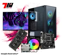 Pc Gamer Ryzen 5 7600X + Rtx 3070 Ti 8gb AM5 + Monitor Teros Gaming 24.5