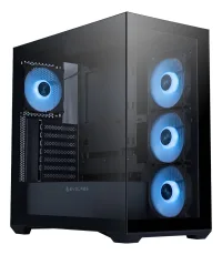 Gabinete Gamer Evolabs Progression Black X4 Fans