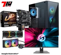 Pc Gamer Ryzen 7 5700x + Rtx 3080 10gb + 16gb Ram + Monitor Solarmax 24 Fhd 180hz 1ms
