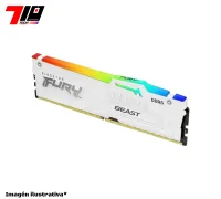 Memoria Ram 16gb 5600 Mhz Ddr5 Kingston Fury Beast White Rgb