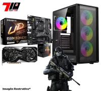 Pc Gamer Ryzen 7 5700 + Rx 6700 Xt 12gb + 16gb Ram