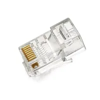 Plug - Ficha - Conector Macho Cat.6 Para Cable Solido