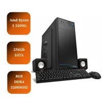 Pc Amd Ryzen 3 3200G | 8Gb Ddr4 | 256Gb Sata