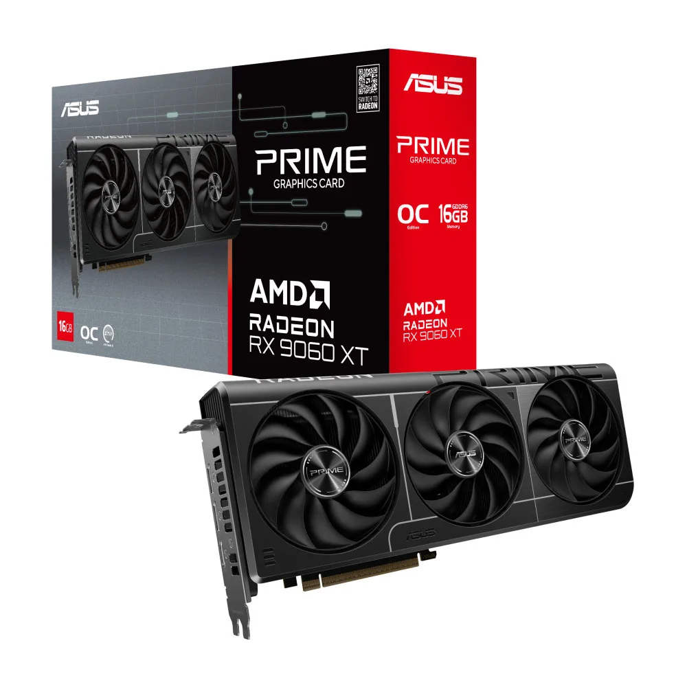 RX 9060 XT 8GB ASUS PRIME (NUEVA) 12 MESES DE GARANTIA