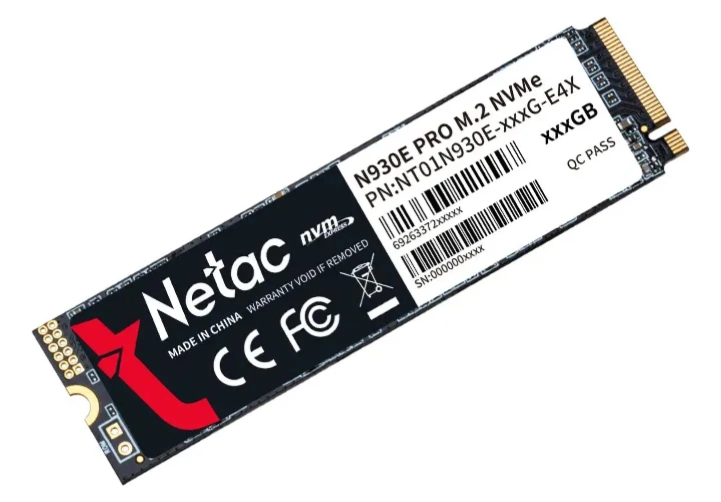 Disco Ssd M.2 NVME Netac 512Gb