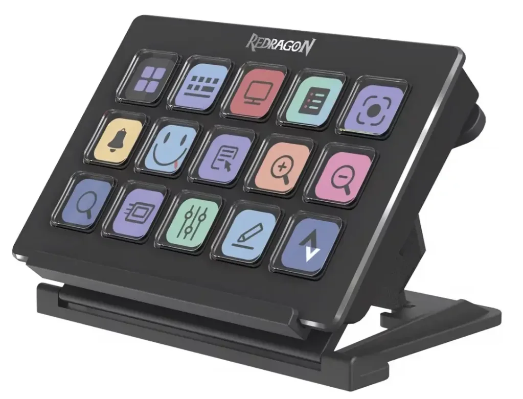 Stream Deck Botonera Redragon Streamcraft 15 Macros