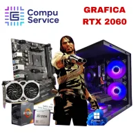 PC RYZEN 5 4500 + GRAFICA RTX 2060 12GB + 16GB RAM + SSD 500 + GABINETE ZEUS 5 COOLERS RGB