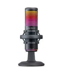Microfono Gamer Streaming Solarmax Rgb One Touch