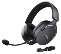 Auriculares Inalámbricos Trust Gxt 491w Fayzo 2.4ghz + Bt Color Negro
