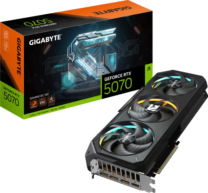 PLACA DE VIDEO RTX 5070 GIGABYTE GAMING OC 12GB