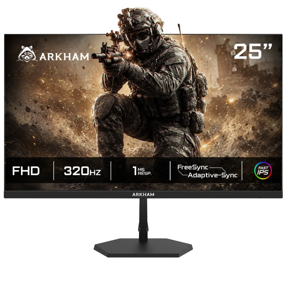 MONITOR ARKHAM 25 GAMER 320HZ IPS FHD 1MS HDMI/ DP