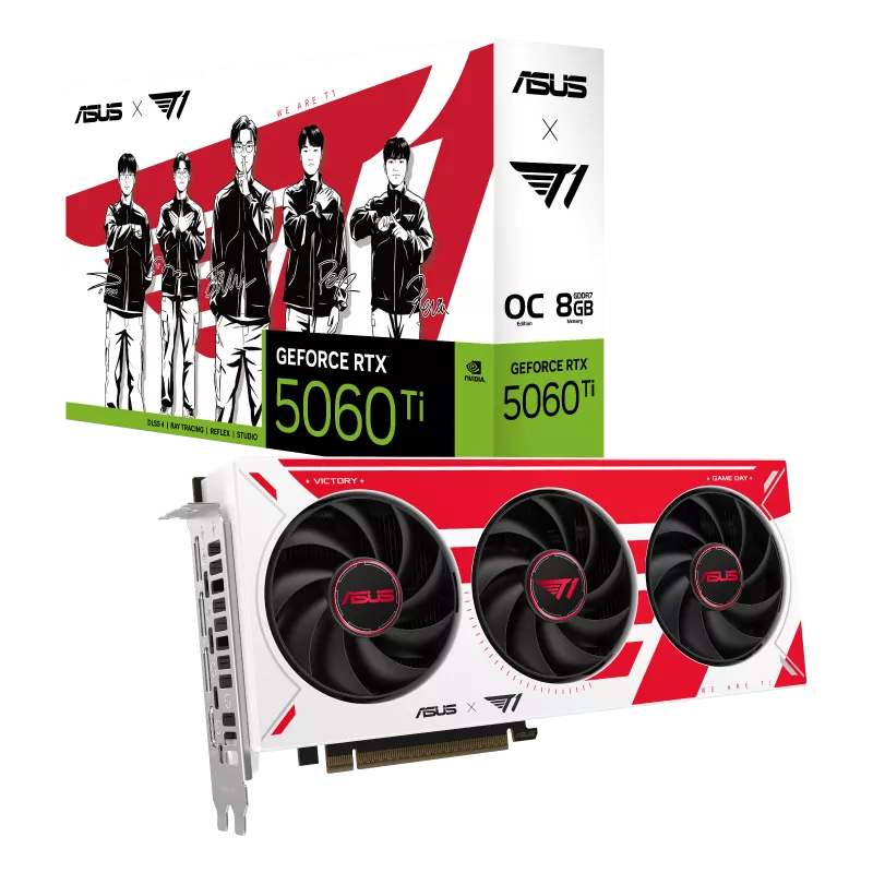 PLACA DE VIDEO RTX 5060 TI ASUS T1 OC GAMING 8GB GDDR7