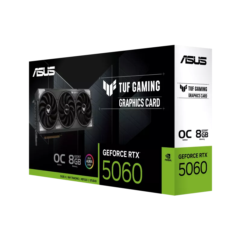 PLACA DE VIDEO RTX 5060 ASUS TUF GAMING OC 8GB GDDR7