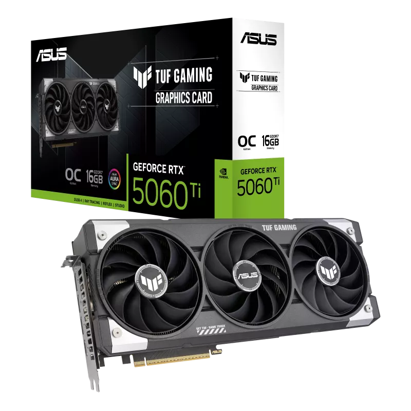 PLACA DE VIDEO RTX 5060 TI ASUS TUF GAMING OC 16GB GDDR7