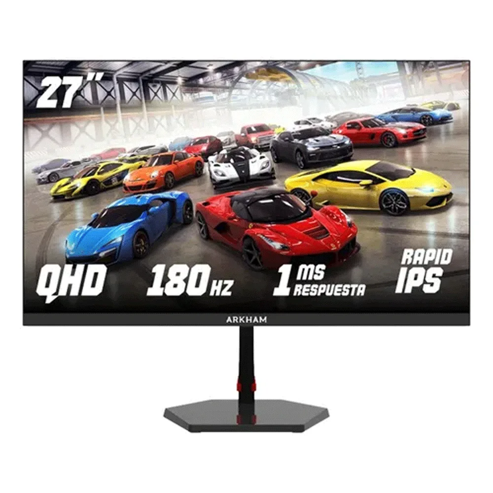 Monitor 27 Arkham Gamer 180hz Ips Qhd 1ms Hdmi/ Dp