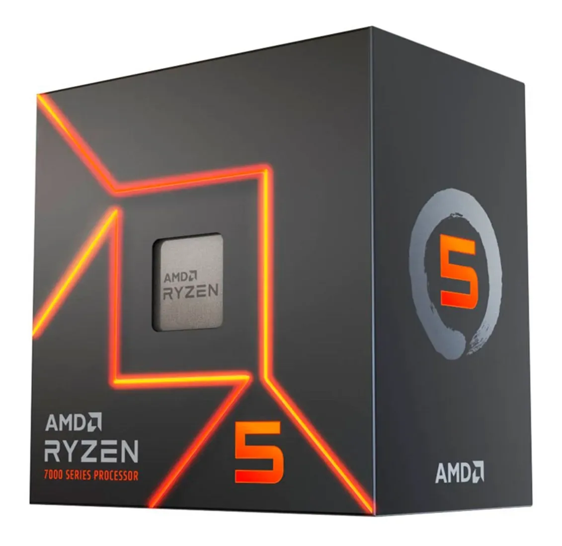 Cpu Amd Ryzen 5 7600 Am5 65w 32mb With Wraith