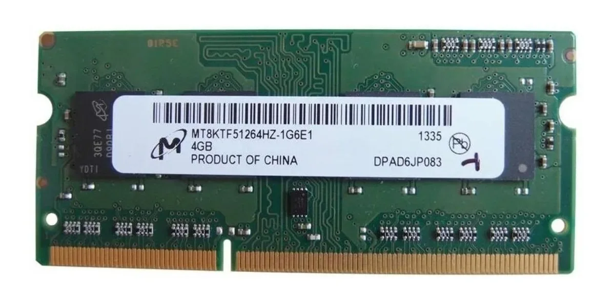 Sodimm Ddr3 4gb 1333mhz Lp Micron