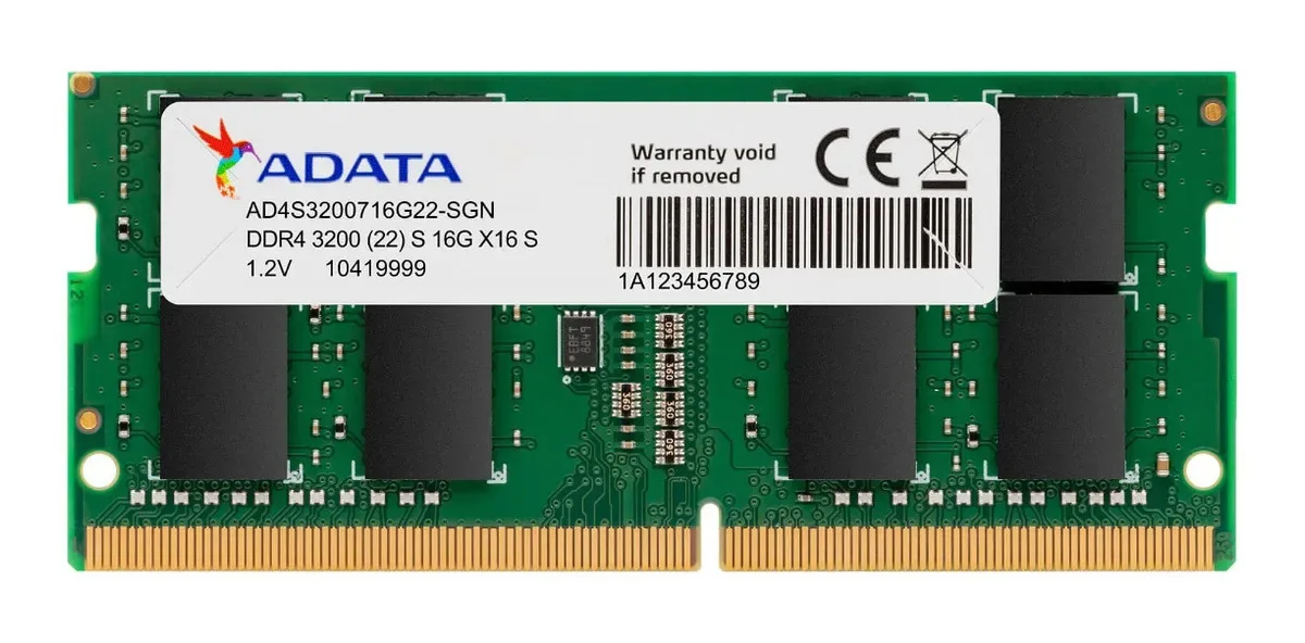 Sodimm Ddr4 16gb Adata 3200mhz