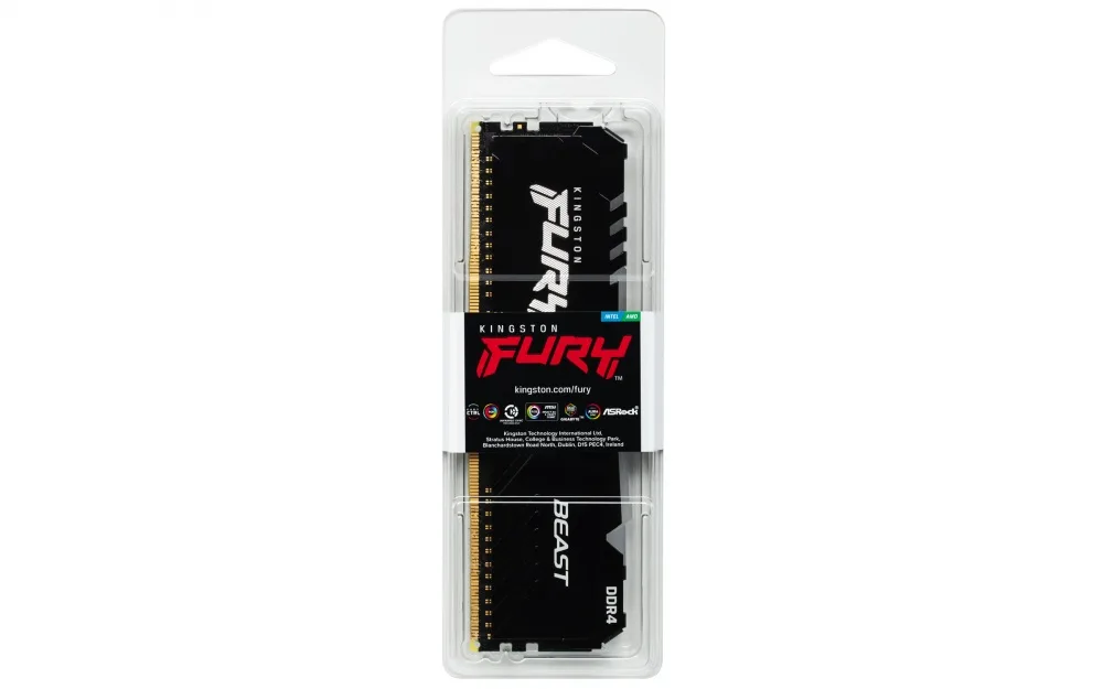Ddr4 8gb Kingston 3200mhz Cl16 Fury Beast Rgb